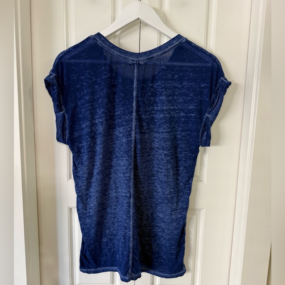 Express Blue Burnout Tee | Small - Picture 3 of 4